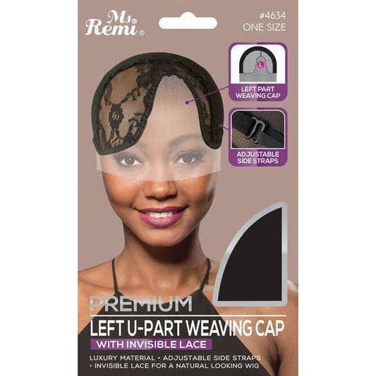 Ms. Remi Left Upart Weaving Cap With Invisible Lace Black