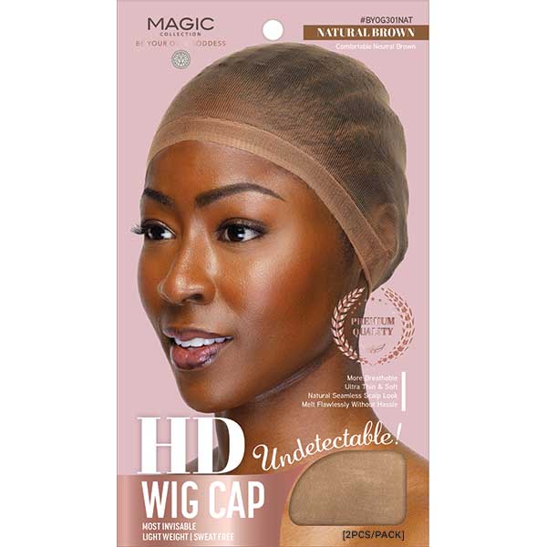 MAGIC COLLECTION UNDETECTABLE HD WIG CAP 2PC ASSORT 1DZ